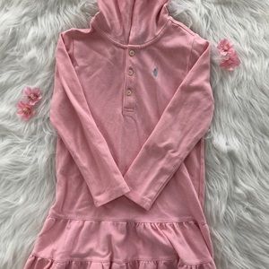 NWOT!! Adorable Baby Pink Hooded Dress